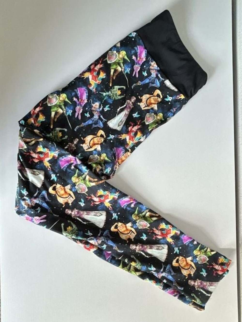Legend of Zelda Characters Graphic Print High Waist leggings OS